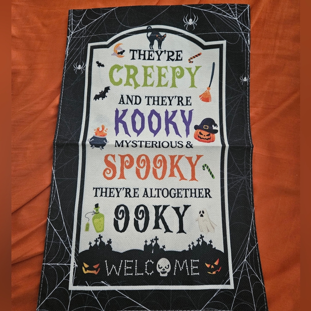 NIP Halloween Garden Flag